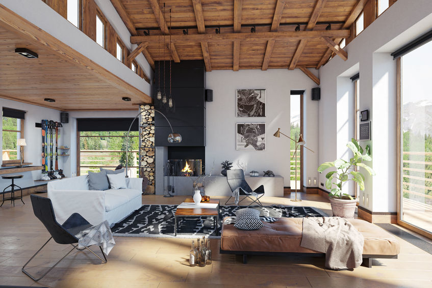 Panneaux de plafond en bois