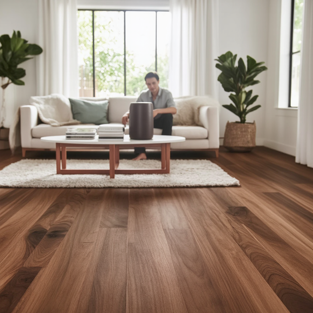 Noyer - Plancher en noyer