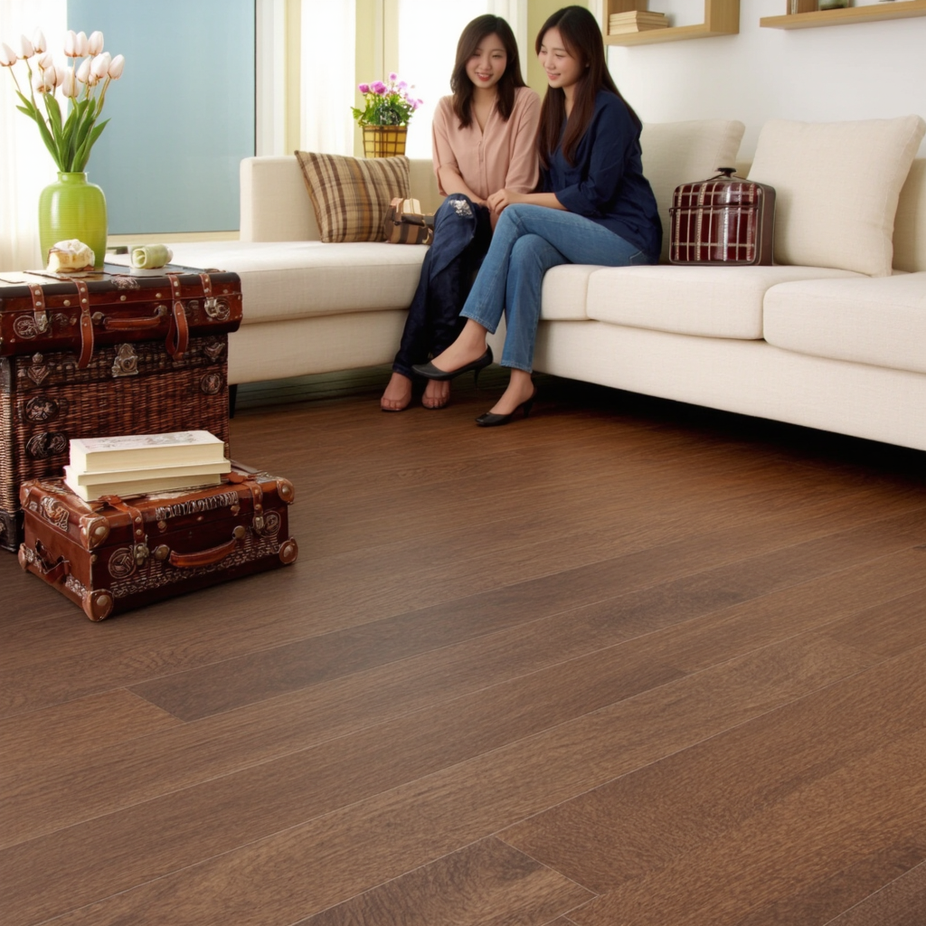 Plancher en bois de Sucupira, bois de Sucupira